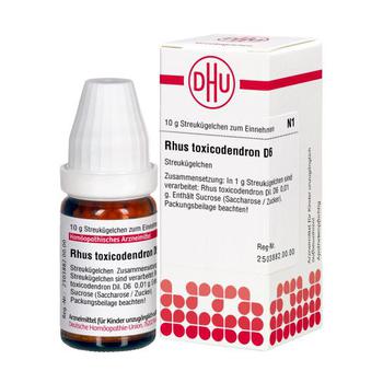 RHUS TOXICODENDRON D 6 Globuli