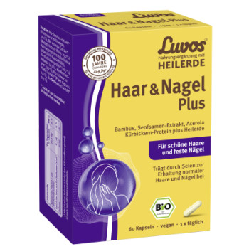 LUVOS Heilerde Bio Haar & Nagel Plus Kapseln