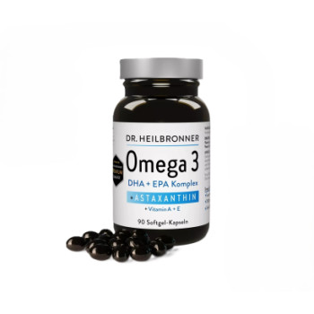 DR.HEILBRONNER Omega-3 DHA+EPA+Astaxanthin Kapseln