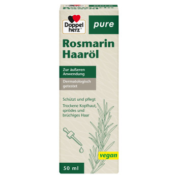 DOPPELHERZ Rosmarin Haaröl pure