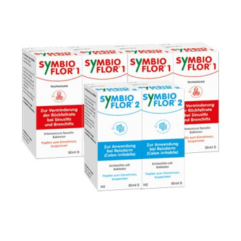 Symbioflor Darmsanierungs-Set doppelt (Symbioflor 1 & 2) 2x50ml + 2x100ml