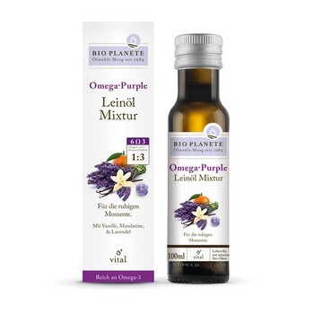 Omega purple Leinöl Mixtur