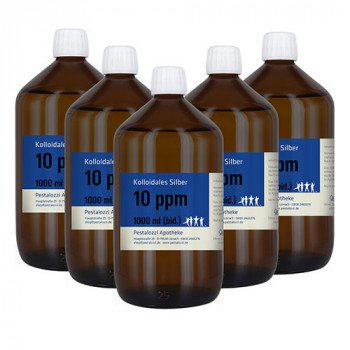 Kolloidales Silber bidest. (Silberwasser) 10 ppm