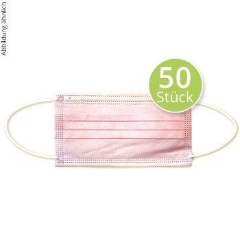 OP Maske ROSA (Mund-Nasenschutzmasken 3lagig) (ab 0,26€ / St.)